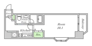 大阪府大阪市西区江戸堀1【マンション】の間取り