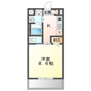 IL VIALE【5階】の間取り