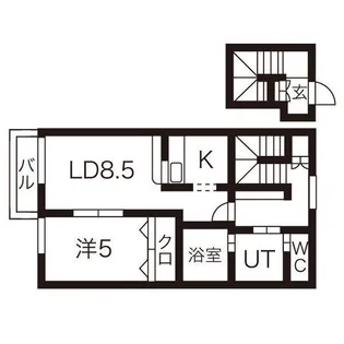 シャンディ泉【2階】の間取り