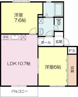 パインウッド【1階】の間取り
