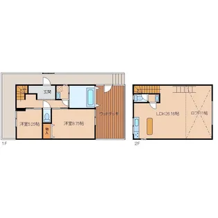 千葉県長生郡一宮町東浪見【一戸建】の間取り