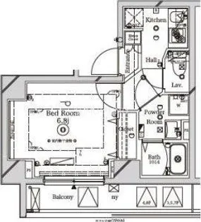 ラフィスタ西横浜【2階】の間取り
