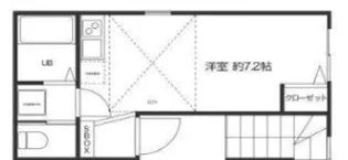 KIフラット3【2階】の間取り