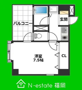 福岡県福岡市西区愛宕1【マンション】の間取り