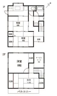 埼玉県入間市大字小谷田【一戸建】の間取り