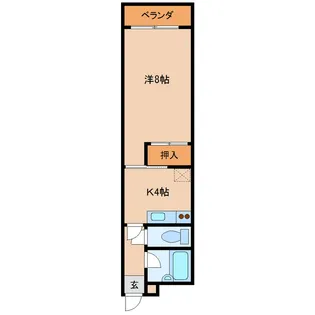 コーポ アダチ【1階】の間取り