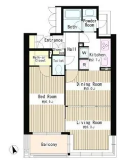 MMガーデン【9階】の間取り