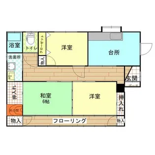鹿児島県鹿屋市串良町有里【一戸建】の間取り