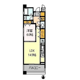 東京都世田谷区等々力7【マンション】の間取り