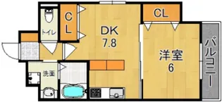 Varius長居公園【6階】の間取り