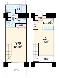 スタイリオ妙蓮寺【1階】の間取り