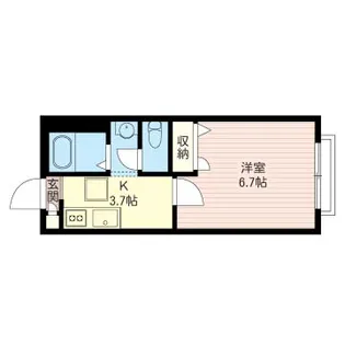 ヴィーニュ【1階】の間取り