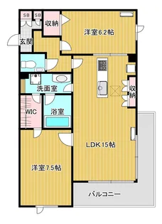 ムライチ・ガーデン花立【2階】の間取り