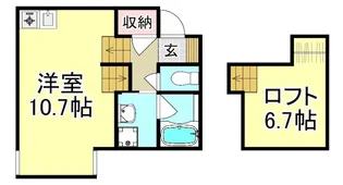 SOLANA【1階】の間取り
