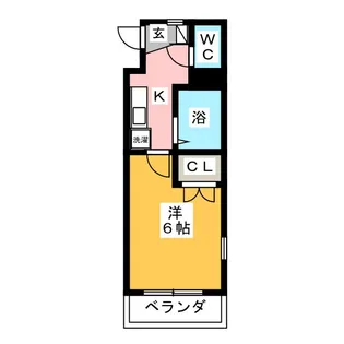 坂本ハイツ【2階】の間取り