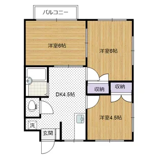 ニューパレス第1【2階】の間取り