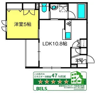 クレールメゾン与野本町【2階】の間取り