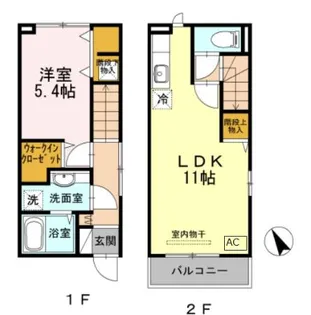 エバーグリーン栄の間取り