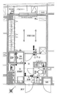 EL VIENT RIDE KAMINAKAZATO【1階】の間取り