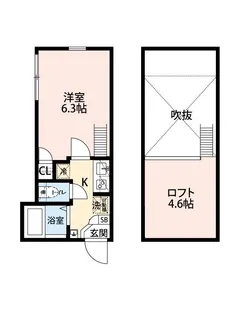 グランクオール立石ノースレジデンス【3階】の間取り