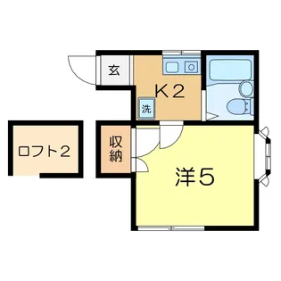 南太田ハイツ【2階】の間取り
