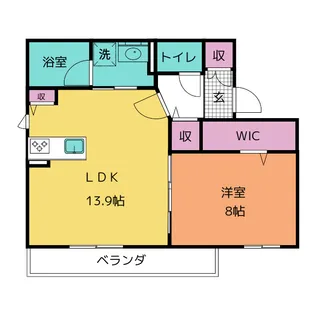 シャーメゾンリヴォリ【2階】の間取り