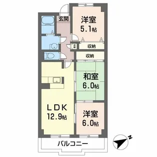 プルミエールI.K【2階】の間取り
