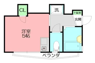 アーバンフラット本郷台【2階】の間取り