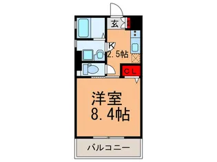 La krasse 平野本町【2階】の間取り