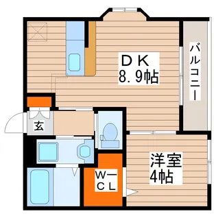 Dear Court A【1階】の間取り