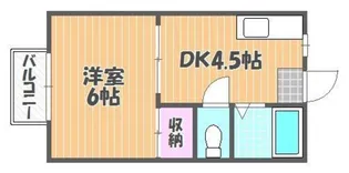 サンサリーレ富原【2階】の間取り