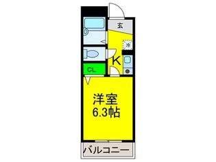 ソルシェ-ル【3階】の間取り