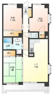 グリーンパーク【2階】の間取り