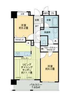 ライオンズマンション渋谷道玄坂【11階】の間取り