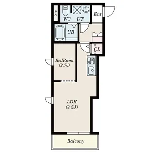 KSK南仙台【2階】の間取り