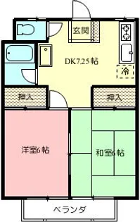 ブライトホーム A【1階】の間取り
