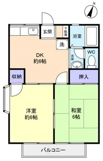 ウィステリア志津【2階】の間取り
