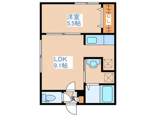 プレドニア南麻生【5階】の間取り
