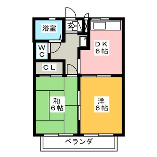 HOMEST第2新守山【2階】の間取り