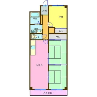 レトゥールビヨン山の田III【3階】の間取り