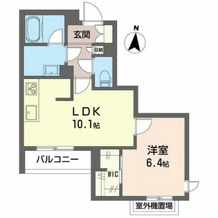 シャーメゾン大和東レジデンス【3階】の間取り