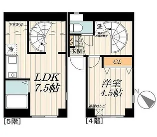 JLBグランエクリュ初台の間取り