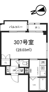 ヒルトップ青葉台【3階】の間取り
