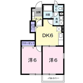 アルバピアヌーラ【1階】の間取り