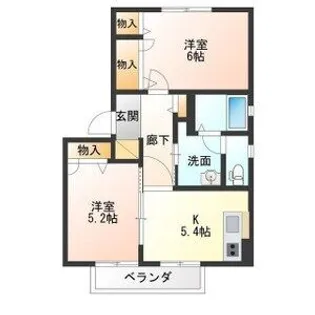 アマービリスB【2階】の間取り