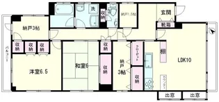 カーサ・ヴェルデ【9階】の間取り