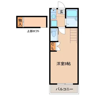 ギャレット21【1階】の間取り