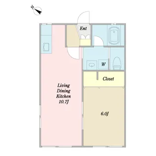 グリーンハイツ南小岩【1階】の間取り