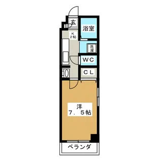サンスパーク【4階】の間取り