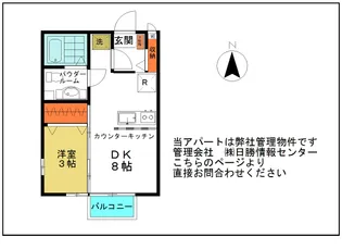 パール・メゾンIII 202号室【2階】の間取り
